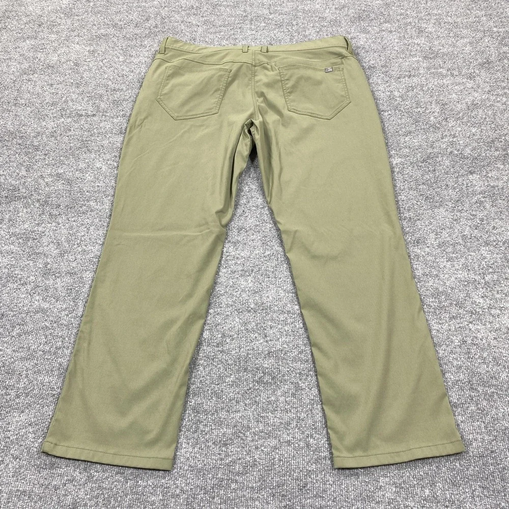 L.L. Bean‎ Pants Mens 40x30 Green Chino Nylon Stretch Hiking Outdoor
